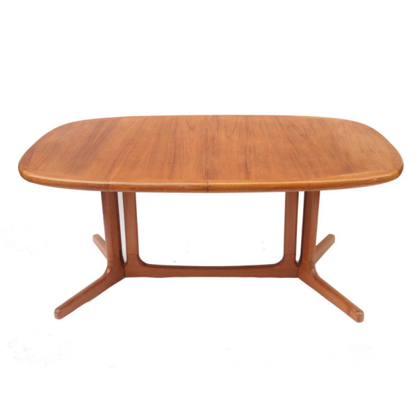 Grande table de salle à manger scandinave vintage, Danemark