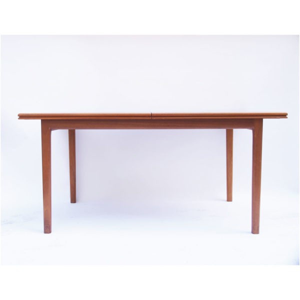 Table de salle à manger scandinave McIntosh, 2 rallonges papillon