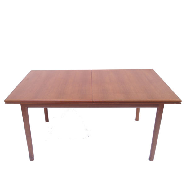 Table de salle à manger scandinave McIntosh, 2 rallonges papillon