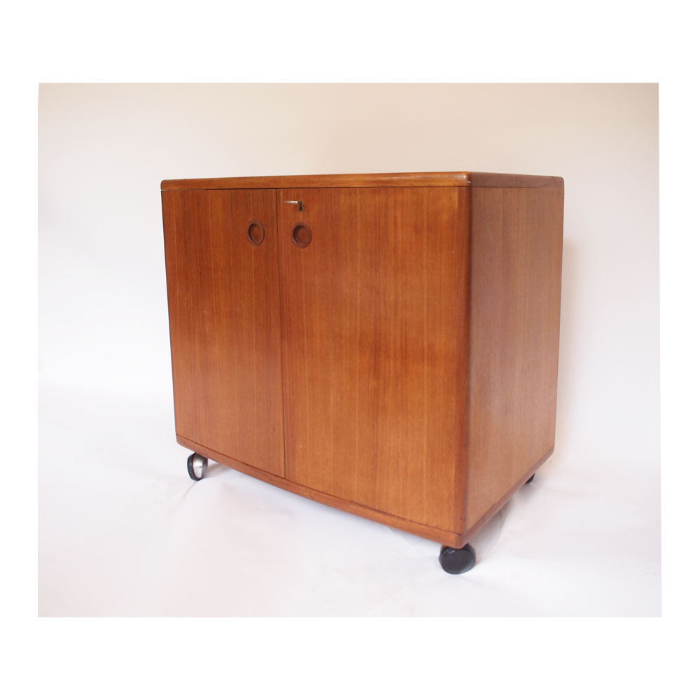 Bar scandinave danois Illum Wikkelso pour Silkeborg vintage années 60