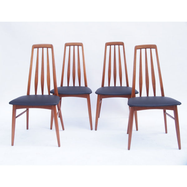 Lot de 4 chaises scandinave danoise KOEFOEDS vintage