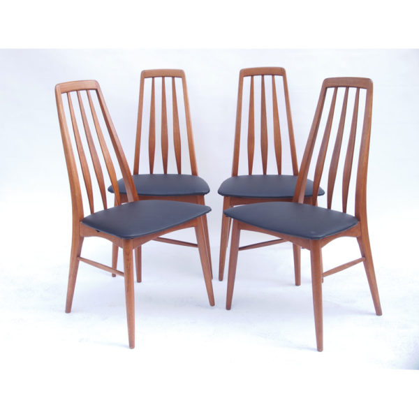 Lot de 4 chaises scandinave danoise KOEFOEDS vintage