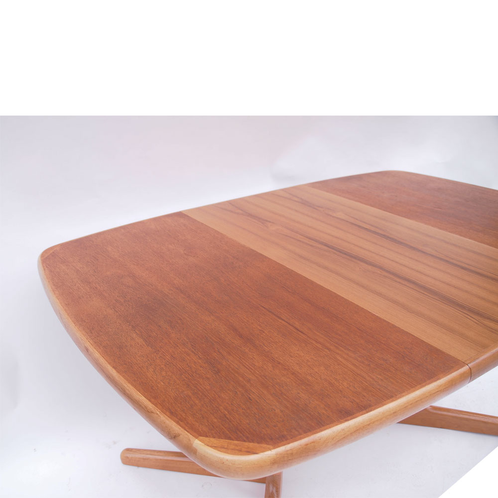 Table de salle à manger carrée arrondie scandinave danoise Ansager Mobler – Image 5