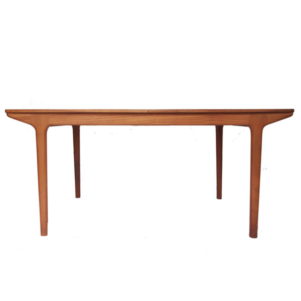 Table de salle à manger Mcintosh, double allonge « papillon » vintage scandinave