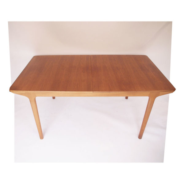 Table de salle à manger Mcintosh, double allonge « papillon » vintage scandinave