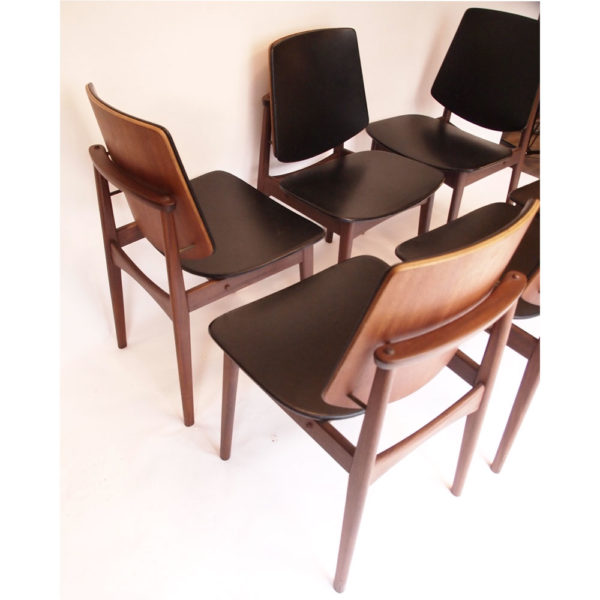 Chaises Arne Hovmand Olsen scandinave danoises vintage années 60
