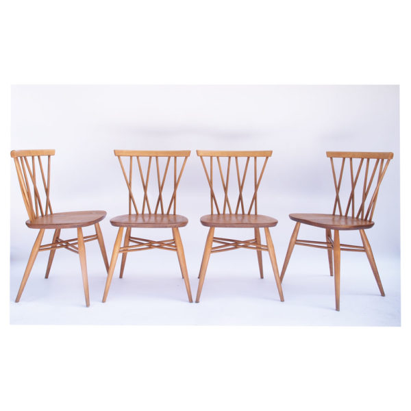 Chaises Ercol modèle 376 vintage