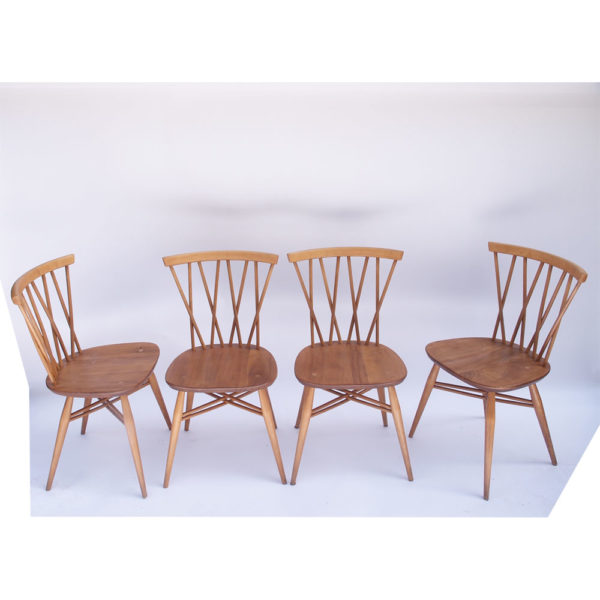 Chaises Ercol modèle 376 vintage