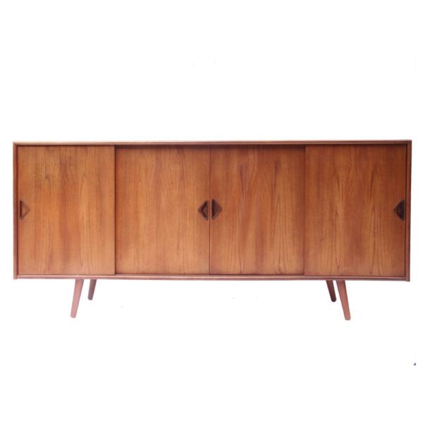 Enfilade scandinave vintage Danemark poignées triangulaires #312