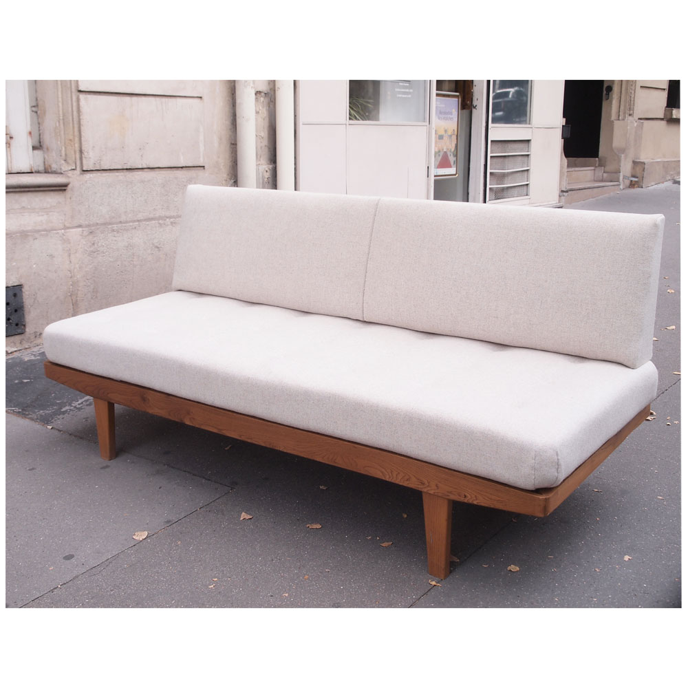 Banquette Daybed scandinave danois vintage #1