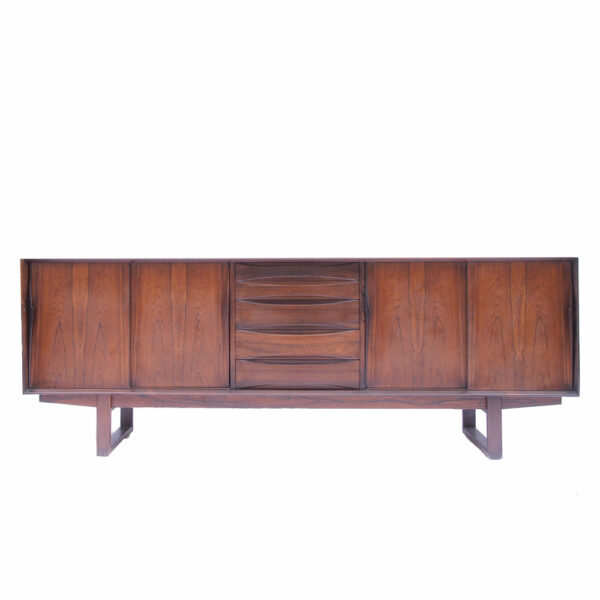 Enfilade scandinave danoise vintage Arne Vodder Palissandre de Rio