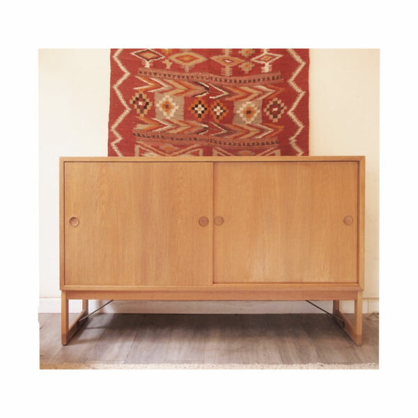Enfilade scandinave suédois Borge Mogensen chêne #8