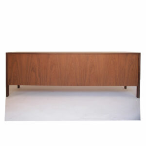 Enfilade scandinave vintage poignées cuir #3