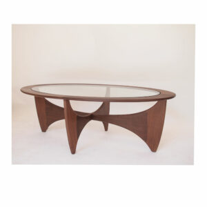 Table basse Astro ovale scandinave vintage #2