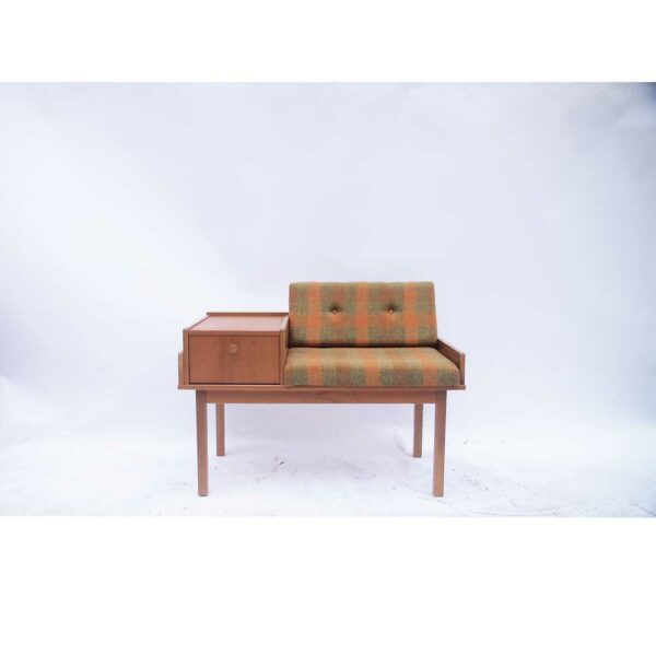 Petit banc scandinave Suède vintage #3