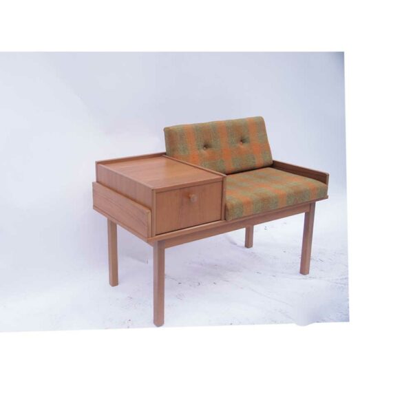 Petit banc scandinave Suède vintage #3